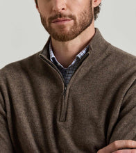 Load image into Gallery viewer, Peter Millar Crown Anniversary Cashmere Quarter Zip Sweater
