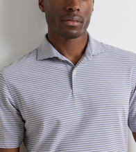 Load image into Gallery viewer, Peter Millar Albatross Stripe Cotton-Blend Piqué Polo
