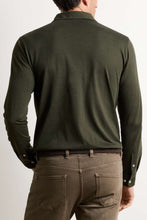 Load image into Gallery viewer, Peter Millar Ashby Silk Cotton Longsleeve Polo
