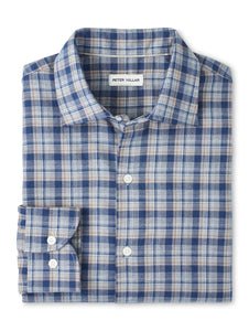 Peter Millar Whitecap Performance Flannel Sport Shirt