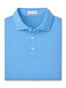 Peter Millar Crown Comfort Short-Sleeve Polo Turtle Print