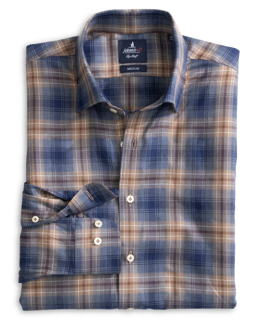 Johnnie O Angelos Plaid Top Shelf Sport Shirt