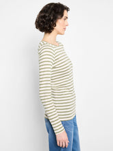 Load image into Gallery viewer, Nic + Zoe Long Sleeve Stripe Boat Tee
