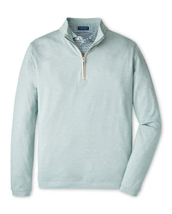 Peter Millar Albatross Cotton-Blend Pique Quarter-Zip