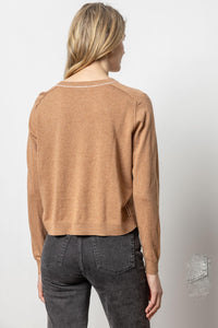 Lilla P Oversized Saddle Sleeve Sweater