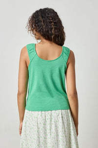 Lilla P Shirred Strap Tank