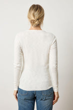 Load image into Gallery viewer, Lilla P Rib Slub Long Sleeve Crew
