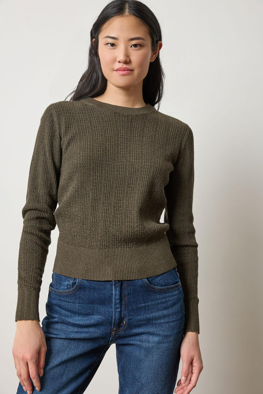 Lilla P Multi Stitch Pullover Sweater