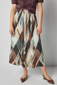 Lilla P Pleated Maxi Skirt