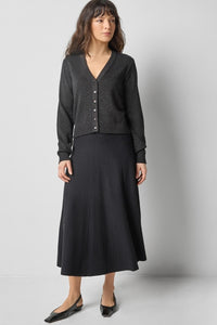 Lilla P V Neck Sparkle Cardigan