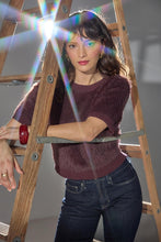 Load image into Gallery viewer, Lilla P Short Sleeve Brushed Crewneck
