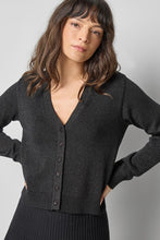 Load image into Gallery viewer, Lilla P V Neck Sparkle Cardigan
