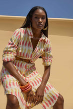 Load image into Gallery viewer, Lilla P Ikat Shirt Dress
