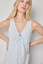 Load image into Gallery viewer, Lilla P Stripe Keyhole Midi Dress
