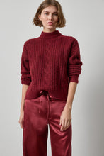 Load image into Gallery viewer, Lilla P Relaxed Cable Knit Sweater
