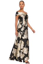 Load image into Gallery viewer, Maggy London Off the Shoulder A Symmetrical Dress
