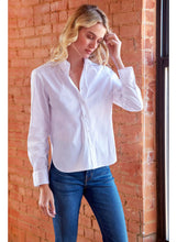 Load image into Gallery viewer, Finley Preppy Solid Silky Poplin Shirt
