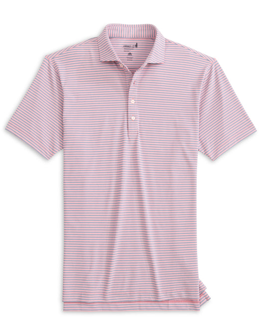 Johnnie-O Stetsons Stripe Mesh Polo