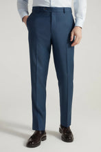 Load image into Gallery viewer, Samuelsohn Navy Super 130s Milano Sharkskin Suit
