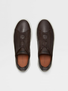 Zegna Triple Stitch Low-Top Sneaker