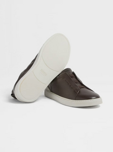 Zegna Triple Stitch Low-Top Sneaker