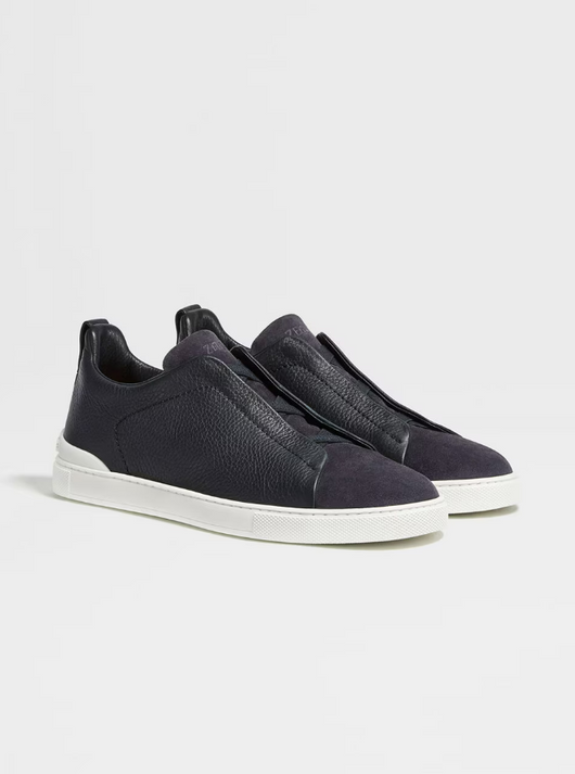 Zegna Triple Stitch Low Top Sneaker