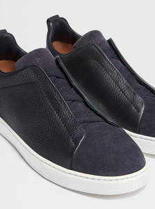 Zegna Triple Stitch Low Top Sneaker