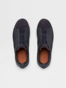 Zegna Triple Stitch Low Top Sneaker