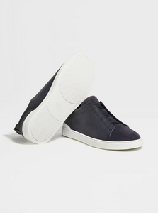 Zegna Triple Stitch Low Top Sneaker