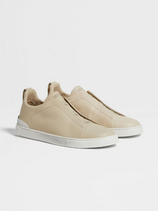 Zegna Triple Stitch Low Top Sneaker