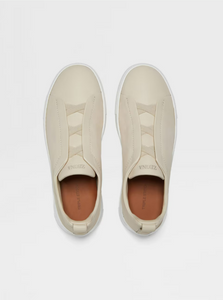 Zegna Triple Stitch Low Top Sneaker