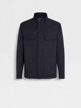 Load image into Gallery viewer, Zegna Solid Microfiber Polyester Short Field Jacket
