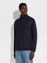 Load image into Gallery viewer, Zegna Solid Microfiber Polyester Short Field Jacket
