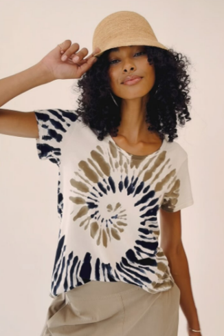 Elliott Lauren Whirlpool Tie Dye Tee
