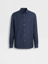 Load image into Gallery viewer, Zegna Solid Cashco Long Sleeves Shirt
