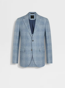 Zegna Prince Of Wales Crossover Natural Jacket