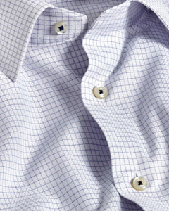 David Donahue Graph Check Dress Shirt