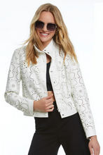 Load image into Gallery viewer, Elliott Lauren Cut It Out Laser Cut Faux Leather Jacket
