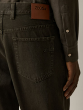 Load image into Gallery viewer, Zegna Solid Pure Cotton Roccia 5 Pockets Pants
