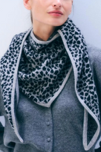 Load image into Gallery viewer, White &amp; Warren Cashmere Leopard Neckerchief

