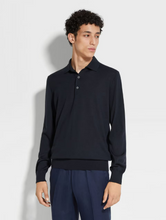 Load image into Gallery viewer, Zegna Cashseta Long Sleeves Polo
