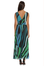 Load image into Gallery viewer, Donna Morgan Abstract Print Maxi Dress
