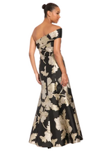 Load image into Gallery viewer, Maggy London Off the Shoulder A Symmetrical Dress
