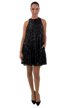 Load image into Gallery viewer, London Times Sequin A Line Dress
