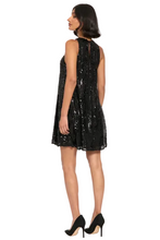 Load image into Gallery viewer, London Times Sequin A Line Dress
