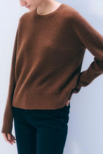 Load image into Gallery viewer, White &amp; Warren Cashmere Waffle Sweatshirt
