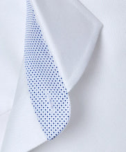 Load image into Gallery viewer, David Donahue Contrast Herringbone Solid Dress Shirt
