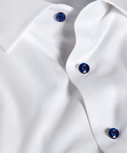 Load image into Gallery viewer, David Donahue Contrast Herringbone Solid Dress Shirt
