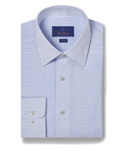 Load image into Gallery viewer, David Donahue Broken Stripe Dress Shirt
