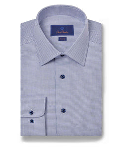 David Donahue Woven Interest Dress Shirt